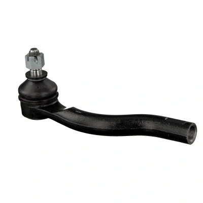 Image of 4422A037 Track rod end FEBI BILSTEIN 41330 Front Axle Left with crown nut MITSUBISHI: PAJERO 4