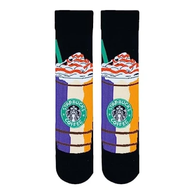 Image of Coffee Socks/Novelty Socks/Gifts Socks/Cute Socks/Funky Socks/Coffee Lovers Gift/Unisex Socks