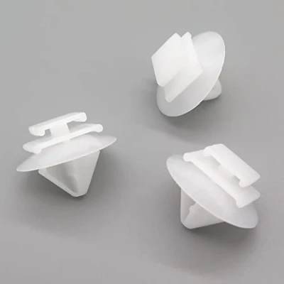 Image of VVO Fasteners White Plastic Front Wheel Arch Flare &amp; Trim Moulding Clips for Renault Megane, (Pack of 10)