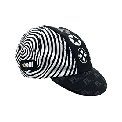 Image of Cinelli Futura Cycling Cap, Spiral, One Size