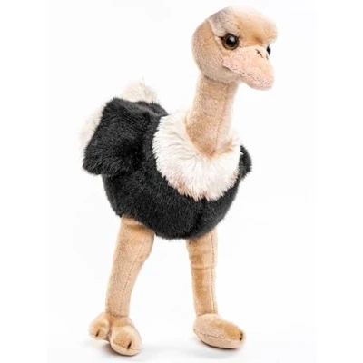 Image of Uni Toys Ostrich 36 cm (height) plush bird toy, cuddly toy