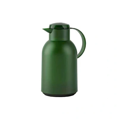 Image of Emsa N4012100 Samba Vacuum jug, Plastic Glass, Translucent Dark Green