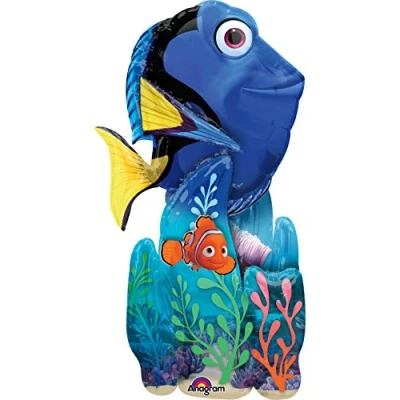 Image of amscan 3231501 Finding Dory Foil Airwalker Balloon 31&quot; (78Cm) X 55&quot; (139Cm) P93