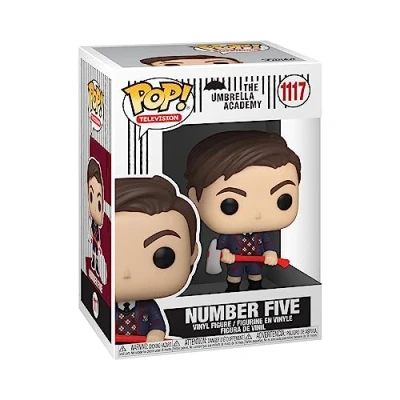 Image of Funko POP! TV: Umbrella Academy Number Five 5 Vinyl Collectable Figure Gift Idea Official Merchandise Toys for Kids &amp; Adults TV Fans Model Collectors and Display