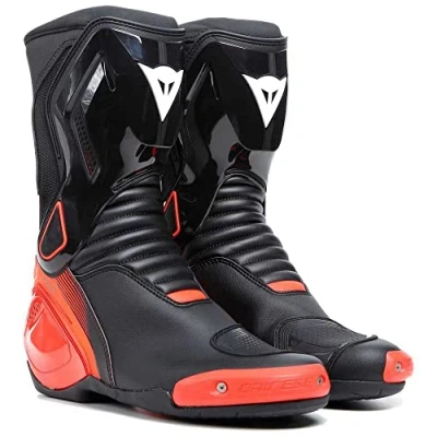 Image of Dainese Men&#039;s Nexus 2 Boots, Black/Fluo Red, 7.5 UK