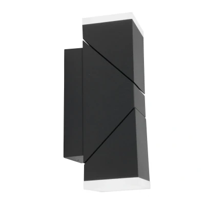 Image of Outdoor Up Down Wall Light Black Matt, Plastic Matt IP67