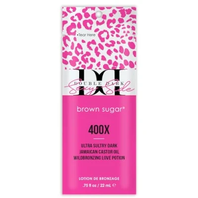 Image of Tan Inc Brown Sugar Double Dark Sexy Side 400X Bronzer Tanning Lotion (22ml)
