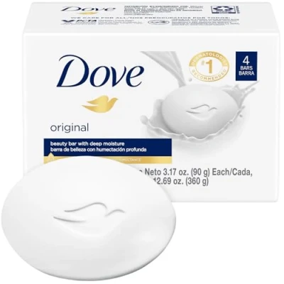 Image of Dove Original Beauty Cream Soap Bar 100 g (Pack of 4)