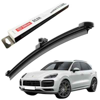 Image of Silbak Rear Windscreen Wiper, fits for PORSCHE CAYENNE (09/2017 ONWARDS) Wiper Blade, 350mm