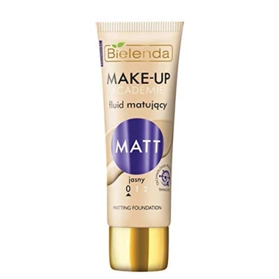 Image of Bielenda Make Up Academie Matting Fluid Podkład Matujący 00 Light 30g