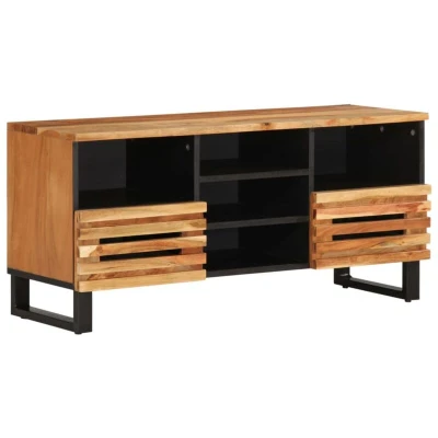 Image of vidaXL TV Cabinet 100x34x46 cm Solid Wood Acacia