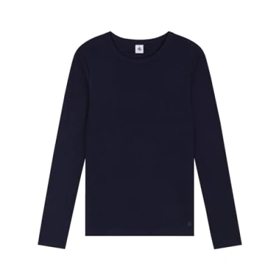 Image of Petit Bateau Women&#039;s A0akg T Shirt, Tuxedo, XS