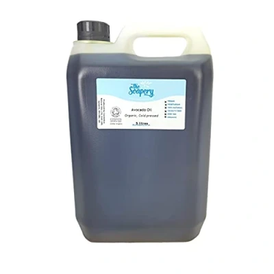 Image of Avocado Oil Organic 5 Litre Virgin, Cold Pressed, Raw, Pure, Unrefined