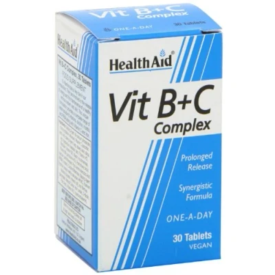 Image of HealthAid VIT B+C Complex Prolong Release 30 Tablets