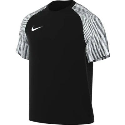 Image of NIKE DH8031 010 M NK DF Academy JSY SS T Shirt Men&#039;s Black/White/White Size