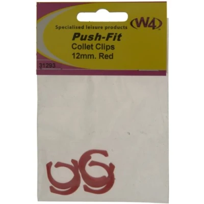 Image of W4 Collet Clips (Pack of 5) Red