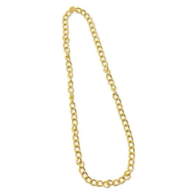 Image of Bristol Novelty BA081 Gold Chain 100cm, Mens, Solid, One Size
