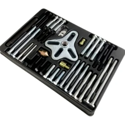 Image of Dunnet Tools 46 Piece Harmonic Balance Flywheel Balancer Crankshaft Gear Pulley Puller Tool Kit Mechanics Set Car Van Vehicle Repair Hand