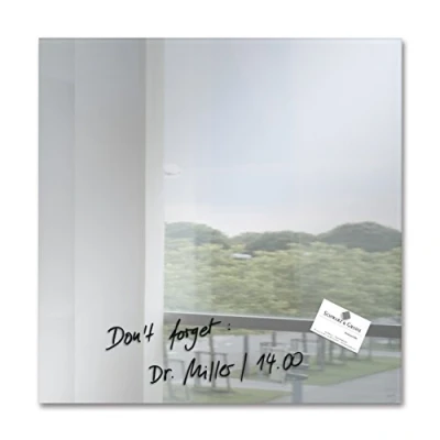 Image of SIGEL GL275 Premium Glass magnetic Board, glossy surface, 48 x cm, easy mounting, Artverum