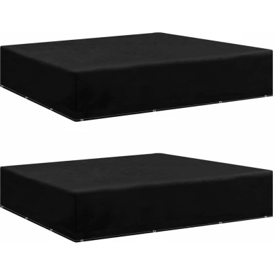 Image of vidaXL Garden Furniture Covers 2 pcs 12 Eyelets 250x250x70 cm