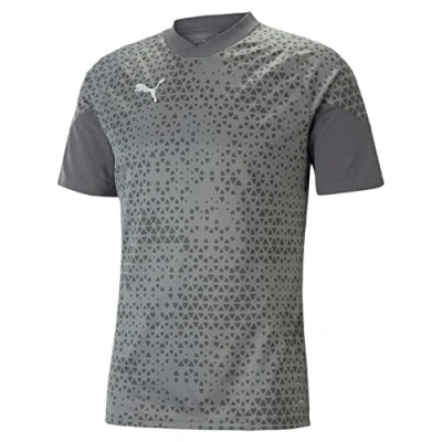 Image of PUMA Men&#039;s Teamcup Training Jersey Tee, Flat Medium Gray, M UK