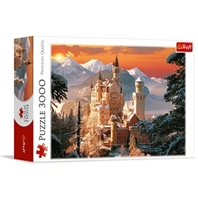 Image of Trefl 33025 &quot;Wintry Neuschwanstein Castle/Germany Puzzle (3000 Piece)