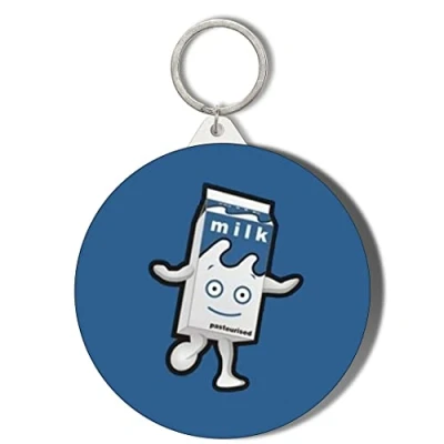 Image of Gift Insanity CARTOON MILK CARTON 45mm Keyring