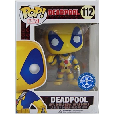 Image of Funko PDF00005599 Pop Marvel Deadpool Yellow Costume 112 Black/Grey
