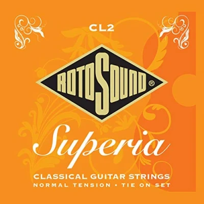 Image of Rotosound Superia Classical Nylon Regular End Silver Wound Set