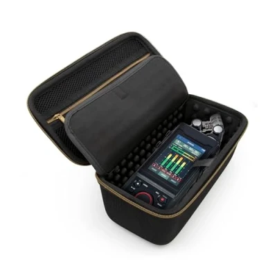 Image of CASEMATIX Travel Case Compatible with Tascam Portacapture X8 32 Bit Float Audio Recorder XLR and Small Accessories Includes Field Only