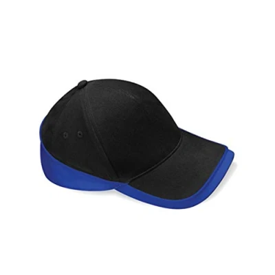 Image of Beechfield B171 Teamwear Competition Cap Black/Lime Green