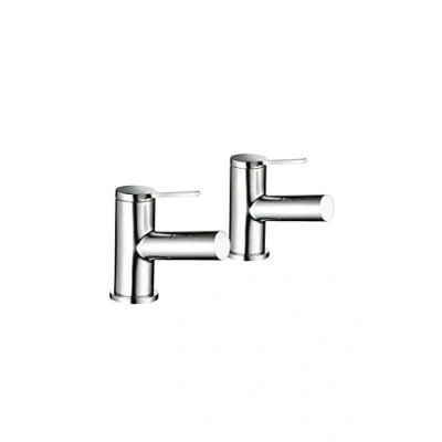 Image of Mira Showers 2.1816.002 Relate Contemporary Basin Pillar Taps Chrome