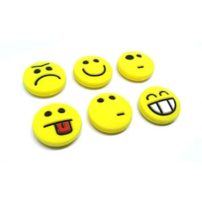 Image of Tennis Feel Sorbifun Emoji Vibration Dampeners 6 Pack Yellow