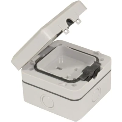Image of Eagle IP66 13A 1 Gang Unswitched Outdoor Socket