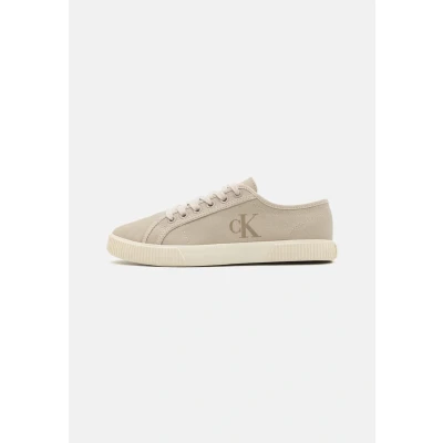 Image of Calvin Klein Jeans Trainers, Women&#039;s, Size: 5, Eggshell Cotton