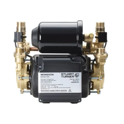 Image of Stuart Turner Monsoon Universal Twin Shower and Whole House Pump 3.0 Bar 46410