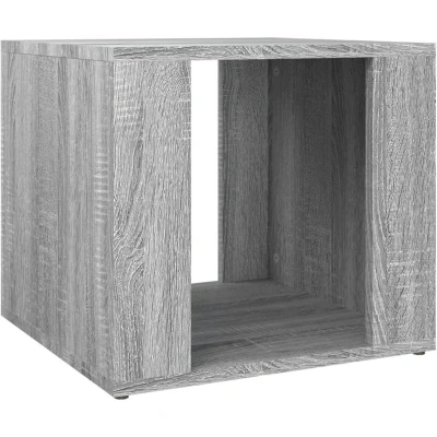 Image of vidaXL Bedside Table Grey Sonoma 41x40x36 cm Engineered Wood