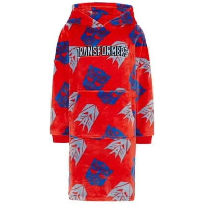 Image of Transformers Oversized Wearable Blanket Hoodie 2 4 Years 104cm Red