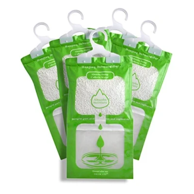 Image of FSS UK 24 X LARGE Hanging Wardrobe Cupboard Dehumidifier Bags STOPS Damp Mould Moisture Condensation 210 g