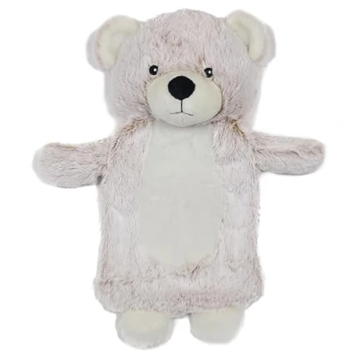 Image of Lesser &amp; Pavey Kids Hot Water Bottle Teddy Lovely Animal for Adults Cuddly in Multiple Shapes Cute and Soft