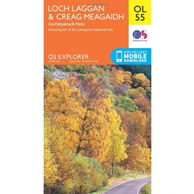 Image of Explorer OL 55 Active D Loch Laggan &amp; Creag Meagaidh