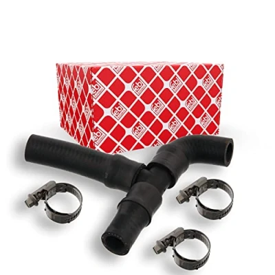 Image of 81963010896, 81963010896S1 Radiator Hose FEBI BILSTEIN 49110 18mm EPDM (ethylene propylene diene Monomer (M class) rubber) with clamps BMTS Turbo NEW