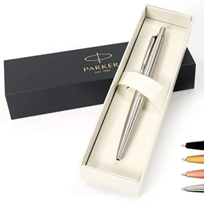 Image of Personalised Custom Parker Jotter XL Monochrome Pen + Gift Box Design A Truly Unique Present Laser Engraved Silver