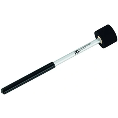 Image of Meinl Percussion Cajon Mallet With Shaker Effect Beater Foam Rubber Tip Length 11.75 Inches Aluminum, Natural (MCM4)