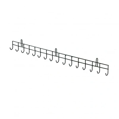 Image of Oypla 16 Hook Wall Mounted Garden Tool Storage Rack Hanger Shed &amp; Garage