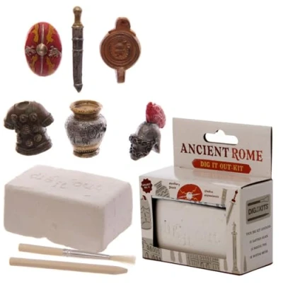 Image of Puckator DIG44 Roman Artefact Dig It Out Kit