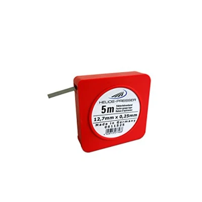 Image of HELIOS PREISSER 0611525 Fühlerlehrenband 5 m x 13 mm i.Plastikdose 0,25