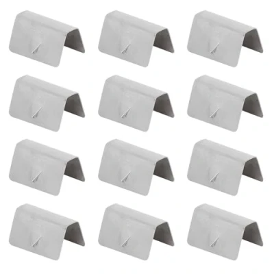 Image of 12Pcs Car Wind Rain Deflector Channel Stainless Steel Fixing Retaining Clips Fit for HEKO G3