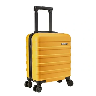 Image of Cabin Max Anode Carry on Suitcase 45x36x20cm Lightweight Hand Luggage Suitable for Easyjet Under Seat (Yellow)