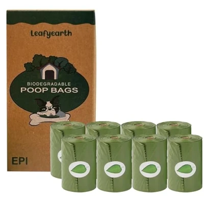 Image of Leftearth Poo bags for Dog Waste, Poop Bags,Extra Thick Strong 100% Leak Proof Biodegradable/Compostable Bags, Waste bags,Cat Pet Wate